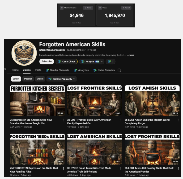 Forgotten Skills · ~$4,946/mo